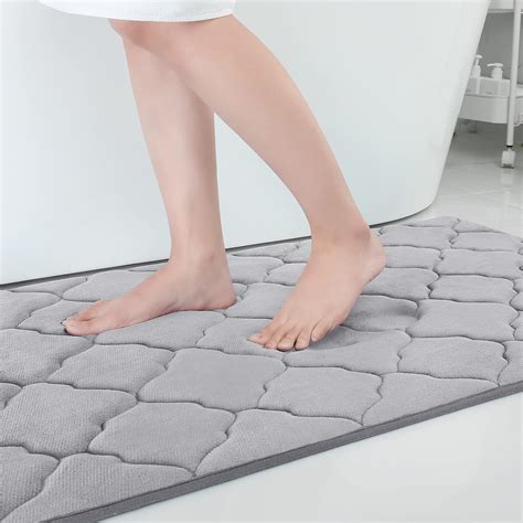 Amazon.com: OLANLY Memory Foam Bath Mat Rug 70x24, Ultra Soft and ...