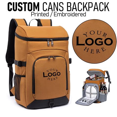 Custom Cooler Backpack, Personalized Cooler, Embroidery Name, Text/logo ...