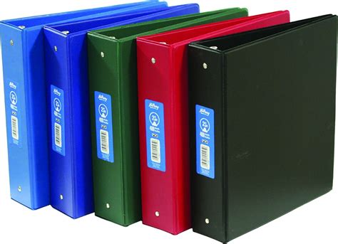 Hilroy 2 Inch School Binder, 11 X 8.5 Inches, Assorted colours, 1 ...