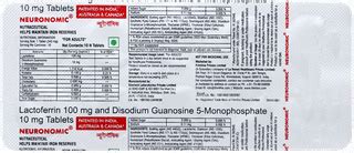 Neuronomic 100 Mg Tablet 10 - Uses, Side Effects, Dosage, Price | Truemeds
