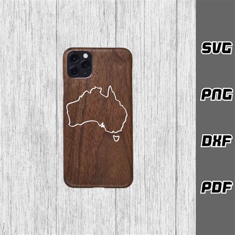 Buy Australia SVG - Australia Map Outline Svg - Png - Dxf - Pdf ...