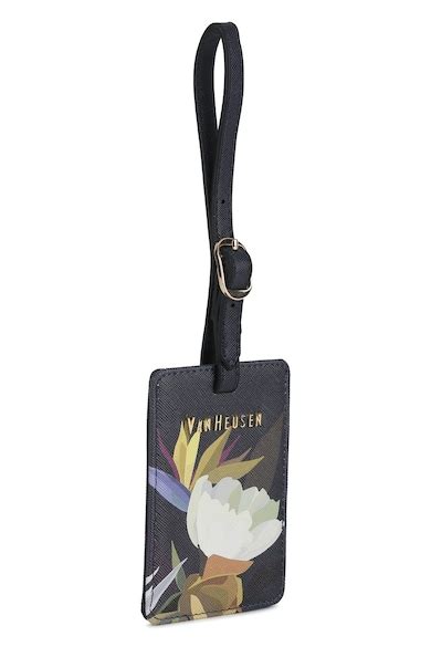 Van Heusen Woman Fashion Accessories, Van Heusen Navy Luggage Tag for ...