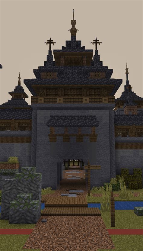 Minecraft Castle Entrance. What do you think about build I've made ...