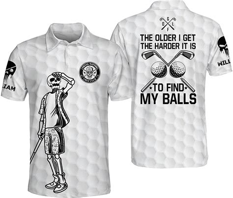 Personalized 3D Funny Golf Polo Shirt | Printerval