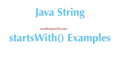 Image result for Java Startswith