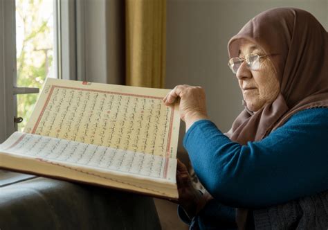 Adult reading Quran