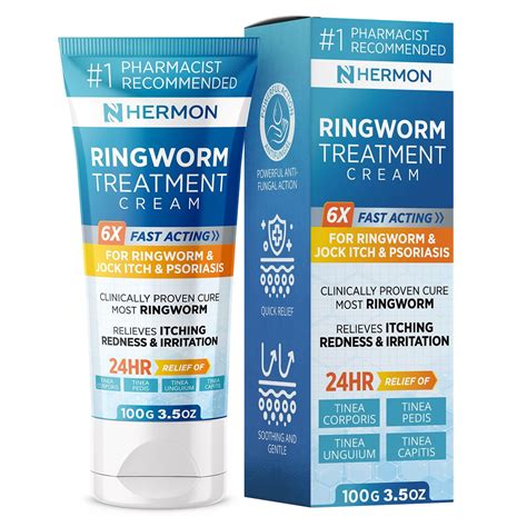 Hermon Powerful Antifungal Ringworm Cream - Effective Treatment for Stubborn Ringworm, Jock Itch ...