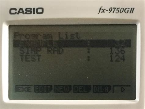 Programmation Casio 95 Graph 的图像结果