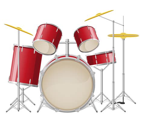 drum set vector illustration 514267 Vector Art at Vecteezy
