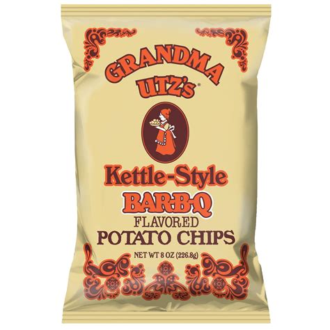 Grandma Utz Kettle-Style Potato Chips, BBQ – Utz Quality Foods