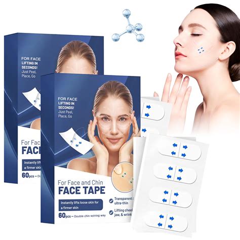 Amazon.com: 120Pcs Face Tape Lifting Invisible, Face Lift Tape - Invisible Face Lift Tape, Face ...