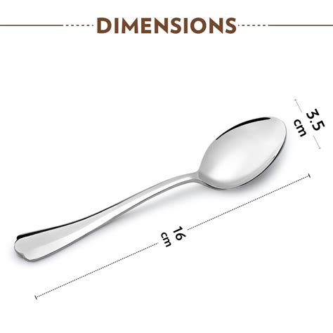 Borosil Eva Dessert Spoon, Set of 6 at Best Price Online in India - Borosil