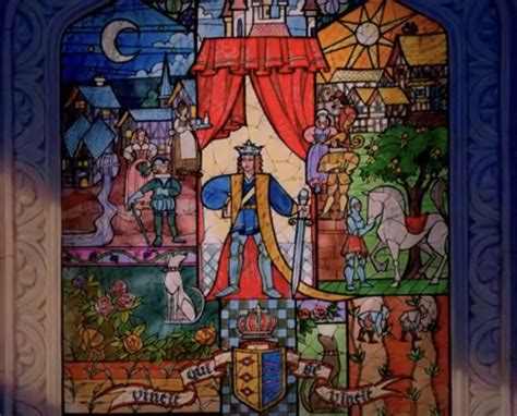 Beauty and the Beast (1991) - The Latin motto on the Beast's stained ...