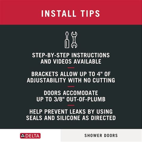 Delta Exuma Matte Black 56-in to 60-in x 76.125-in Frameless Sliding ...