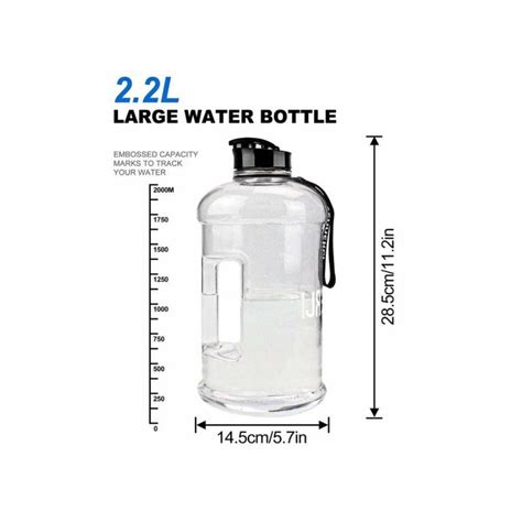 2L Plastic Water Bottle With Handle BPA-Free - Bunnings Australia