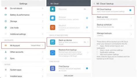 Como fazer backup e restauração de celular Xiaomi?