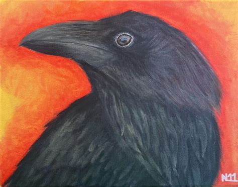 Crow Painting (Acrylic Realism) w/ Nicolaus Seegel, Estelle Studio and ...