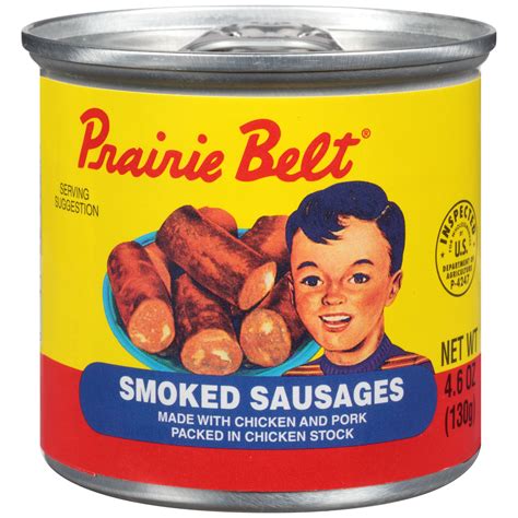 Prairie Belt Smoked Sausage 4.6 oz. Pull-Top Can