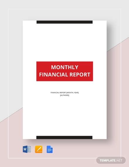 Financial Report Example 的图像结果