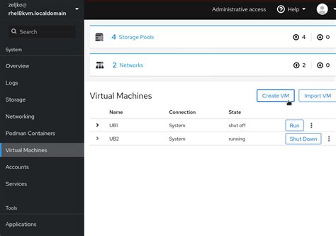 Red Hat Virtualization Manager Interface 的图像结果