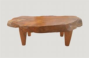 Image result for Natural Wood Teak Coffee Table
