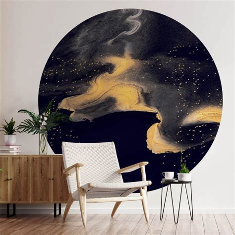 Round wall mural Chang - Lake Natron - non self-adhesive/self-adhesive ...