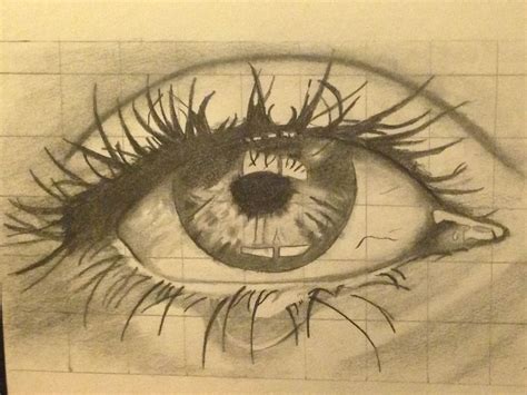 eye drawing grid
