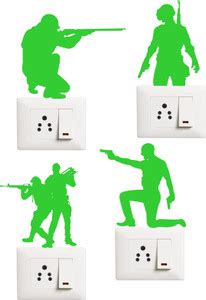 Sticker Hub 12 cm Night Glow - Radium Glow in The Dark Self Adhesive ...