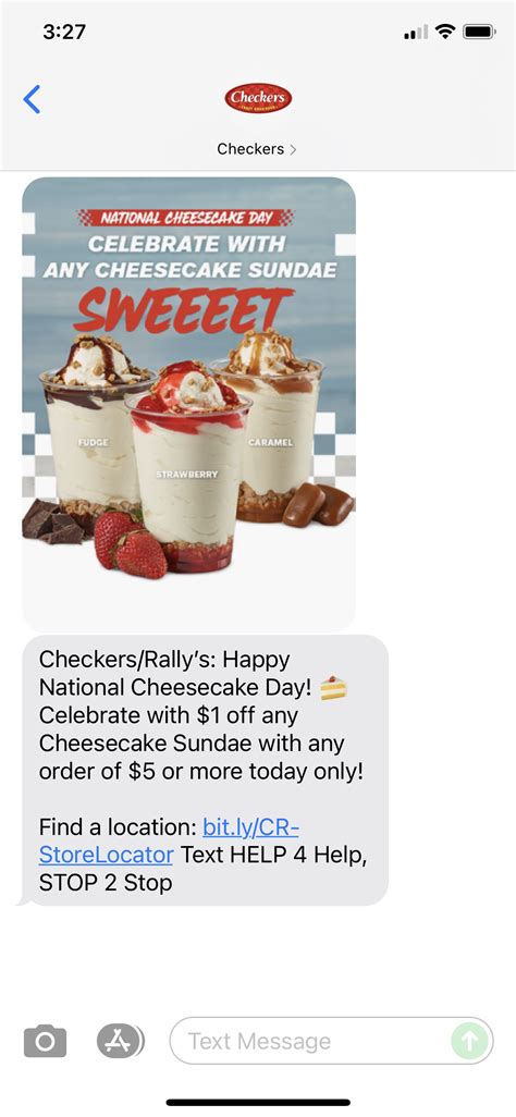 Checkers Drive In Coupon