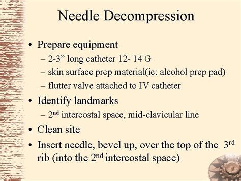 Image result for Locating Needle Decompression Site Using Open Hand as Guide