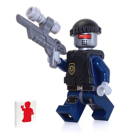 LEGO The Movie Minifigure - Robo SWAT (with Bullet Proof Vest and ...