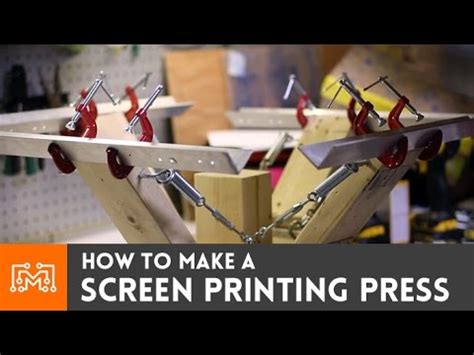 Image result for Making a Multi Color Screen Printing Press