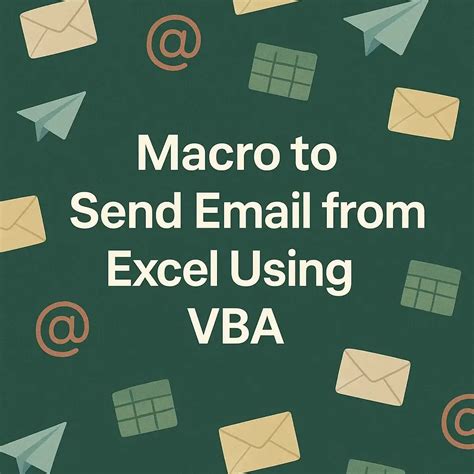 Image result for Macro Code for Sending Mail From Excel