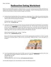 Image result for Absolute Dating Worksheet Answers