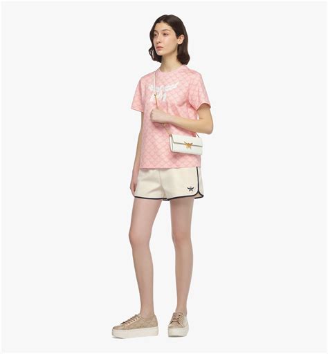 Large Himmel Chain Wallet in Spanish Calf Leather White | MCM ®TH