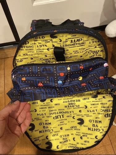 Buy Lesportsac Pac-Man 80s Retro Warp Maze Route Backpack Book bag ...
