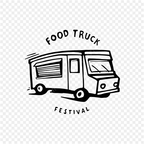 Hand Draw Food PNG Transparent, Hand Drawing Food Truck Badge, Hand ...