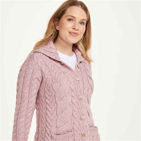 Pink Cable Knit Sweater