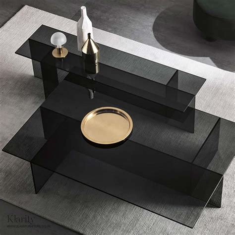 Modern Glass Coffee Table | Contemporary Glass Coffee Table - Klarity