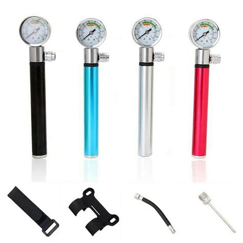 Gazelle Trading Bike Hand Pump with Gauge, Bicycle Pump with High ...