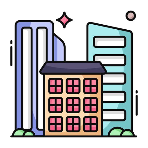 Commercial Building Vector Icon 的图像结果