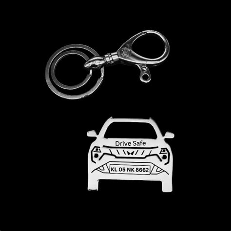 Mahindra 3XO Personalized Car Keychain – Custom Engraved, Premium ...