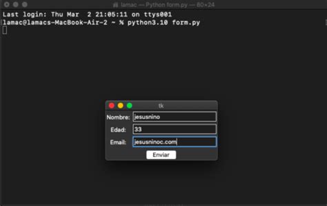 Image result for Crear Formularios Con Python