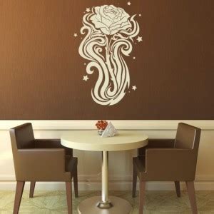 DeStudio 105 cm Stars And Full Rose Flowers Size Super Removable ...