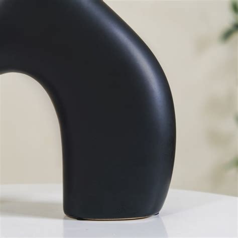 Black Abstract Vase Online - Premium Vase | Nestasia