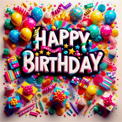 Happy Birthday Background With Text, Birthday, Birthday Hd, Birthday 3d ...