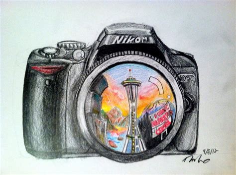 Camera Lens Drawing 的图像结果