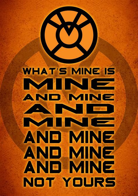 Orange Lantern Corps Oath - A4 - Etsy