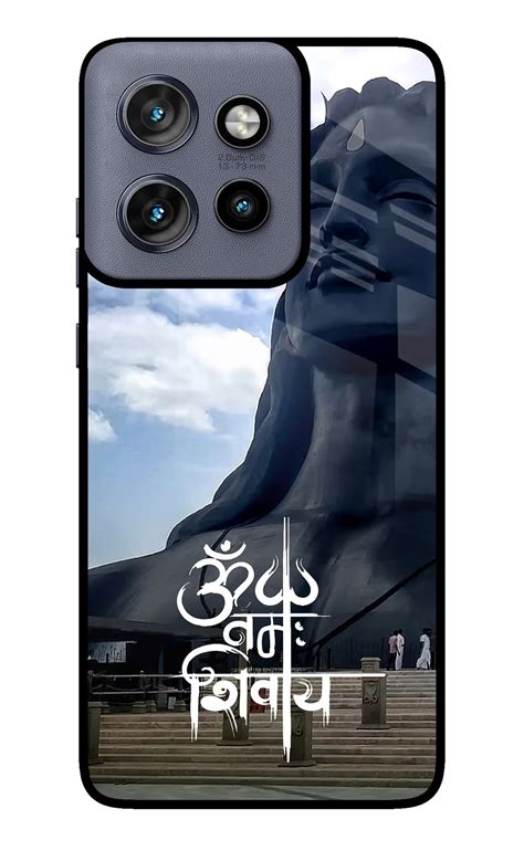Buy Now Om Namah Shivay Glass Case for Moto Edge 50 Neo Online | Casekaro