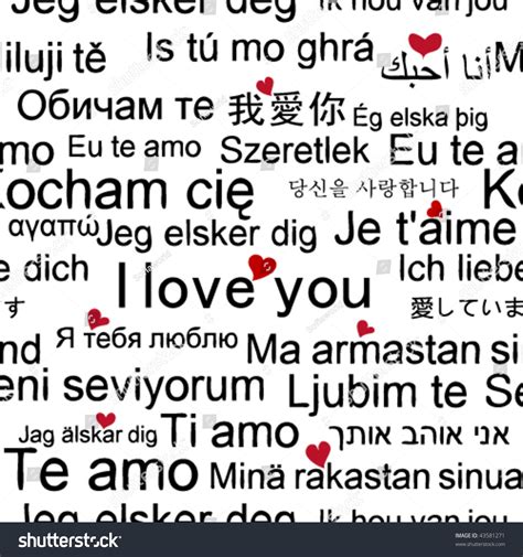Love In Different Languages Wallpaper